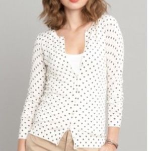 Banana Republic Cardigan polka dot